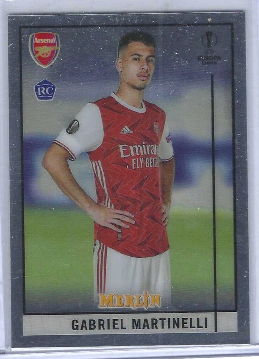 GABRIEL MARTINELLI 2020-21 TOPPS MERLIN HIS FIRST ROOKIE RC #24
