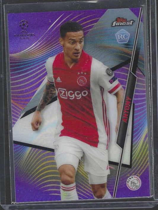 ANTONY 2020-21 TOPPS FINEST PURPLE REFRACTOR ROOKIE RC #D /250