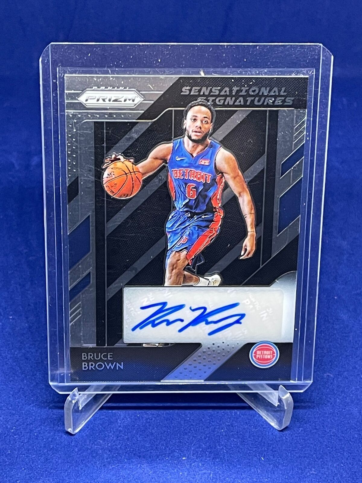 BRUCE BROWN 2018-19 PANINI PRIZM SENSATIONAL SIGNATURES AUTO RC