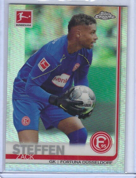 ZACK STEFFEN 2019-20 TOPPS CHROME BUNDESLIGA ROOKIE REFRACTOR RC USA USMT #76