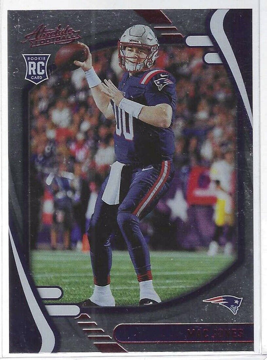 MAC JONES 2021 PANINI ABSOLUTE RED FOIL ROOKIE RC SP #109