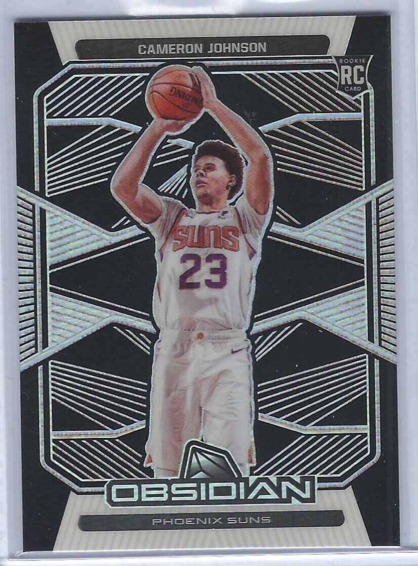 CAMERON JOHNSON 2019-20 PANINI OBSIDIAN SILVER PRIZM ROOKIE RC #151