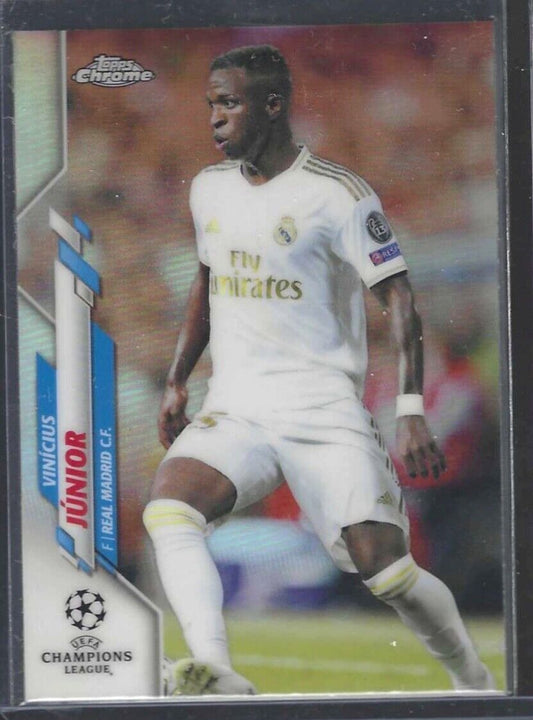VINICIUS JUNIOR 2019-20 TOPPS CHROME UEFA SILVER REFRACTOR #33
