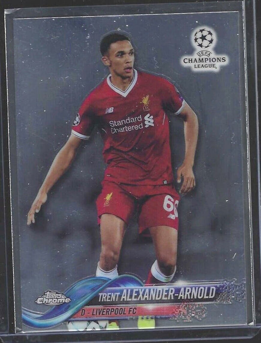 TRENT ALEXANDER-ARNOLD 2017-18 TOPPS CHROME UEFA ROOKIE RC #29