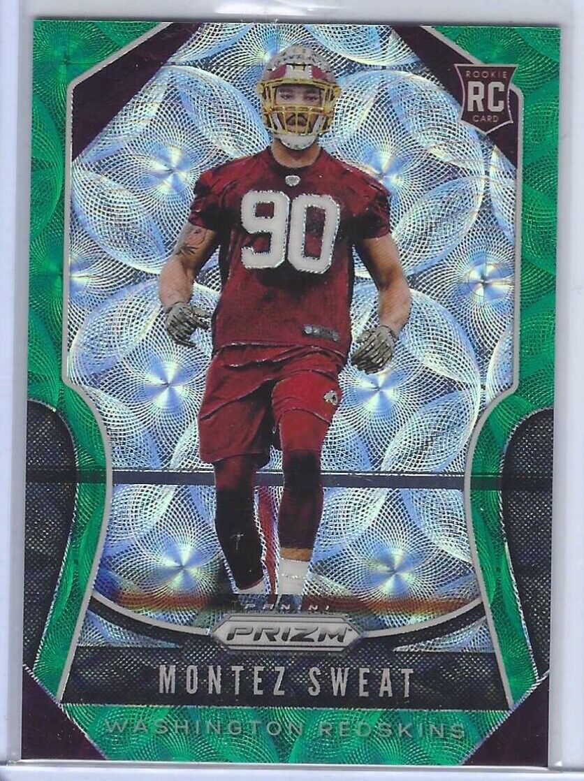 MONTEZ SWEAT 2019 PANINI PRIZM GREEN SCOPE PRIZM RC #D 07/75