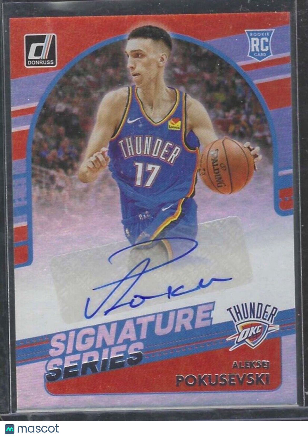 ALEKSEJ POKUSEVSKI 2020-21 PANINI DONRUSS SILVER FOIL ROOKIE AUTO RC #SG-APK