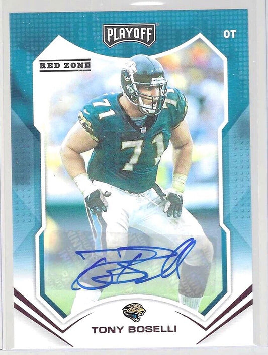 TONY BOSELLI 2021 PANINI PLAYOFF RED ZONE AUTO #68