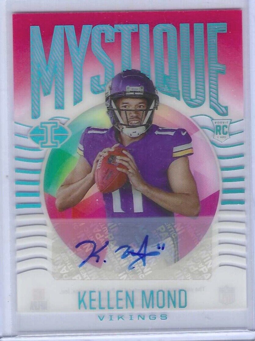 KELLEN MOND 2021 PANINI ILLUSIONS RED MYSTIQUE ACETATE ROOKIE AUTO RC #D /50