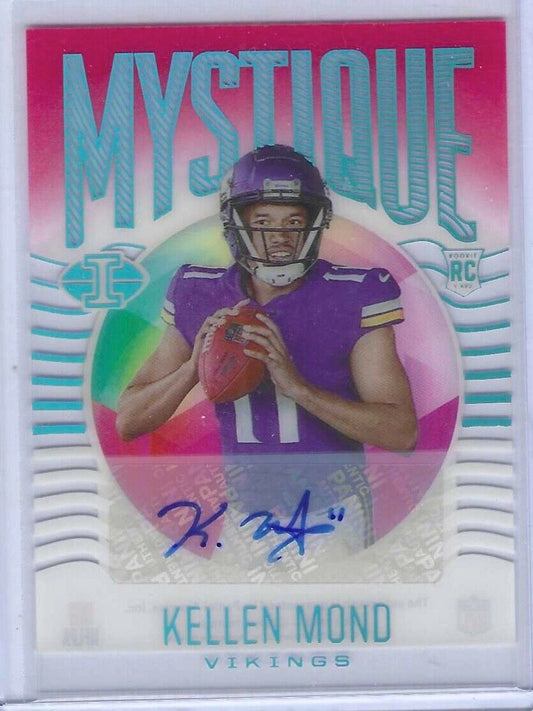 KELLEN MOND 2021 PANINI ILLUSIONS RED MYSTIQUE ACETATE ROOKIE AUTO RC #D /50