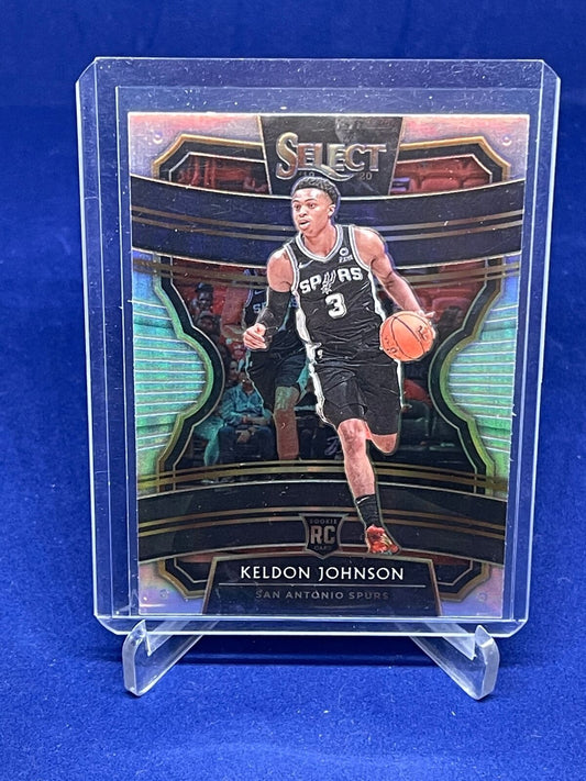 KELDON JOHNSON 2019-20 PANINI SELECT CONCOURSE SILVER PRIZM ROOKIE RC #45