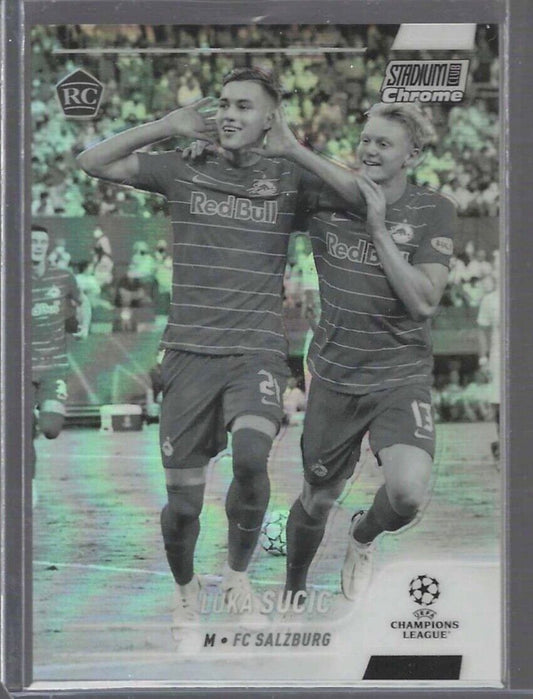 LUKA SUCIC 2021-22 TOPPS STADIUM CLUB CHROME NEGATIVE REFRACTOR RC #D 036/299
