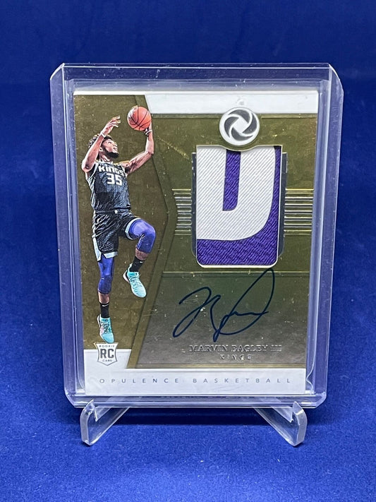 MARVIN BAGLEY III 2018-19 PANINI OPULENCE RPA ROOKIE PATCH AUTO RC #D 67/79