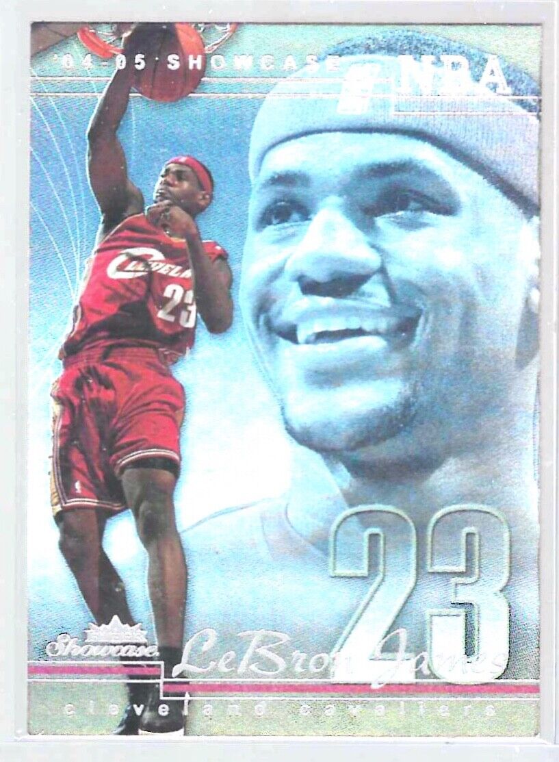 LEBRON JAMES 2004-05 FLEER SHOWCASE 2ND YEAR BASE #11