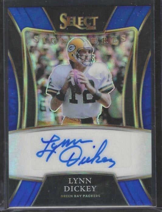 LYNN DICKEY 2021 PANINI SELECT BLUE PRIZM AUTO #D 38/99