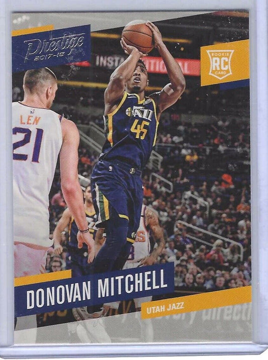 DONOVAN MITCHELL 2017-18 PANINI PRESTIGE ROOKIE RC #163