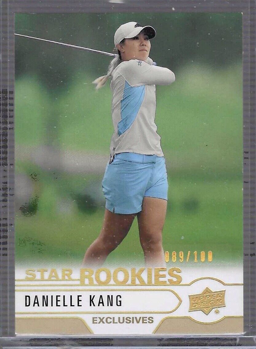 DANIELLE KANG 2020 UPPER DECK EXCLUSIVES STAR ROOKIES GOLD RC #D 089/100