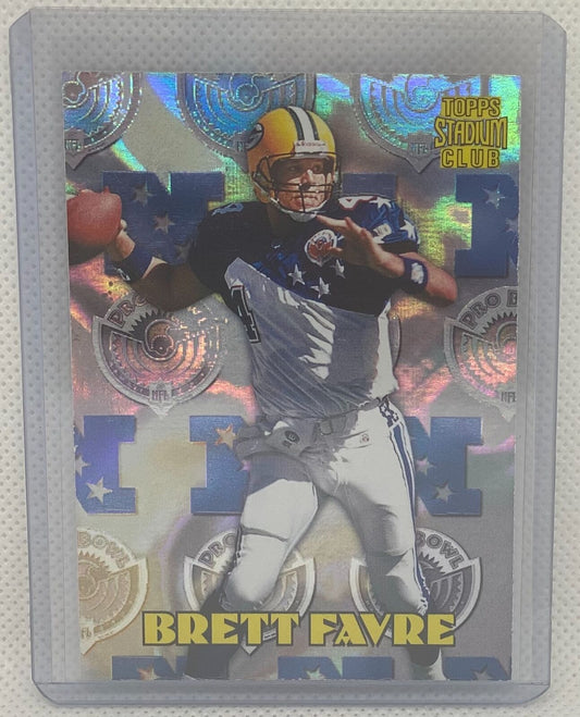 BRETT FAVRE 1996 TOPPS STADIUM CLUB MEMBERS ONLY PRO BOWL #PB1