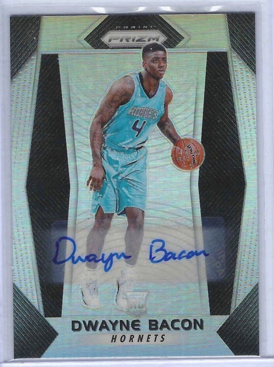 DWAYNE BACON 2017-18 PANINI PRIZM SILVER PRIZM ROOKIE AUTO RC #234