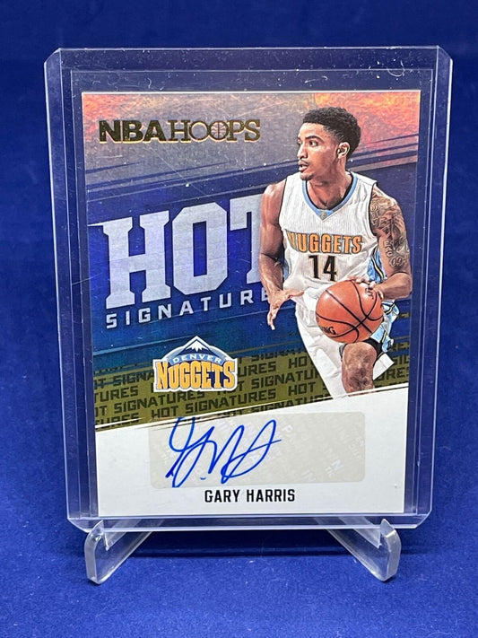 GARY HARRIS 2017-18 PANINI NBA HOOPS HOT SIGNATURES AUTO
