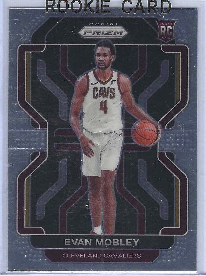EVAN MOBLEY 2021-22 PANINI PRIZM ROOKIE RC #324