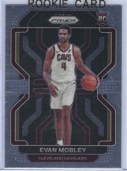 EVAN MOBLEY 2021-22 PANINI PRIZM ROOKIE RC #324