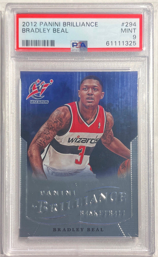 BRADLEY BEAL 2012-13 PANINI BRILLIANCE ROOKIE RC #294 PSA 9 MINT