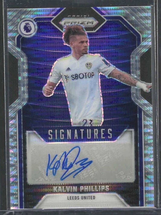 KALVIN PHILLIPS 2021-22 PANINI PRIZM EPL BREAKAWAY PULSAR PRIZM AUTO #S-KAP