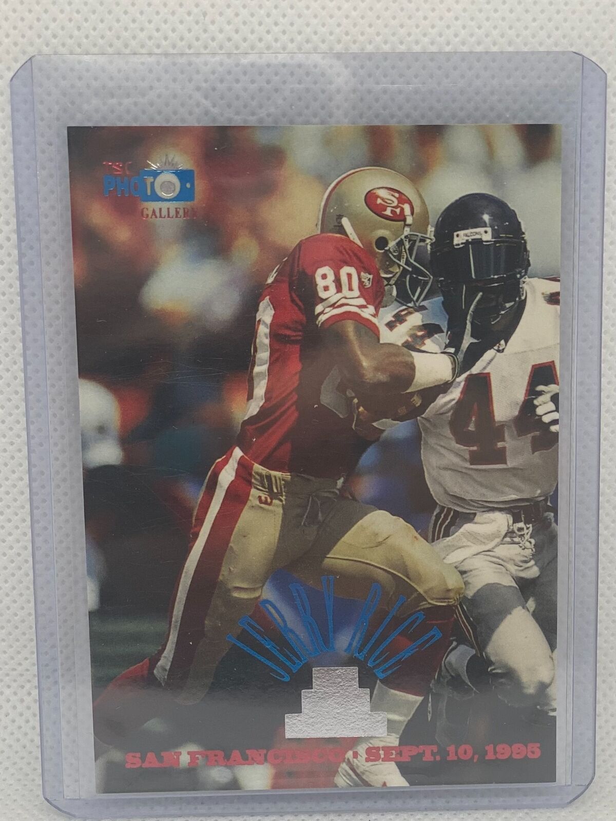 JERRRY RICE 1996 TOPPS STADIUM CLUB MEMBERS ONLY PHOTO GALLERY #PG10