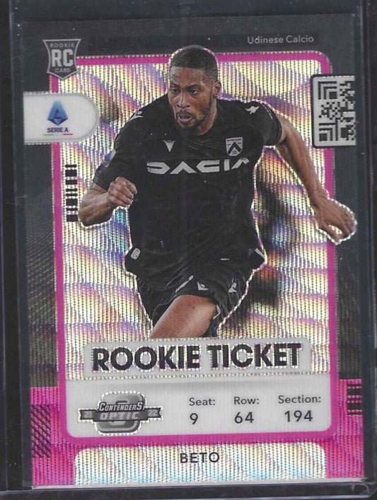BETO 2021-22 PANINI CHRONICLES OPTIC CONTENDERS PINK WAVE PRIZM RC #D 09/19
