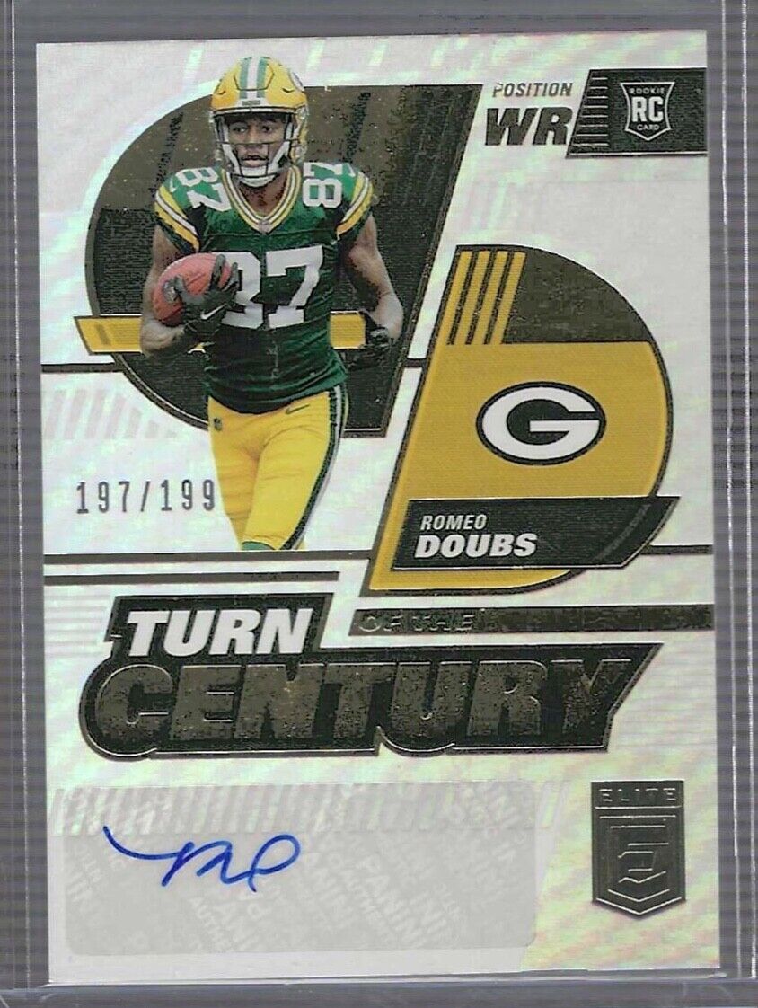 ROMEO DOUBS 2022 PANINI DONRUSS ELITE SILVER FOIL ROOKIE AUTO RC #D 197/199