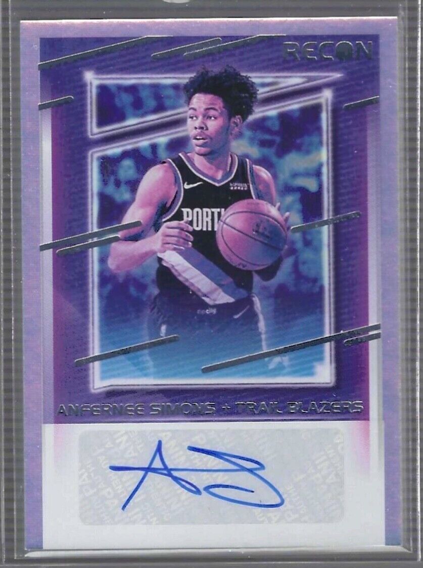 ANFERNEE SIMONS 2020-21 PANINI RECON AUTO #RS-ANF