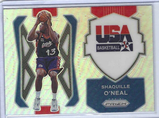 SHAQUILLE O'NEAL 2021-22 PANINI PRIZM USA BASKETBALL SILVER PRIZM SSP #10