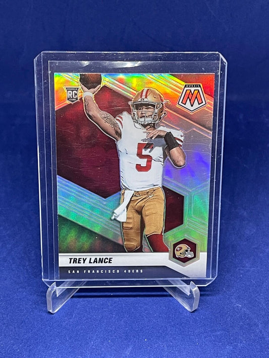 TREY LANCE 2021 PANINI MOSAIC SILVER PRIZM PHOTO VARIATION ROOKIE SP RC