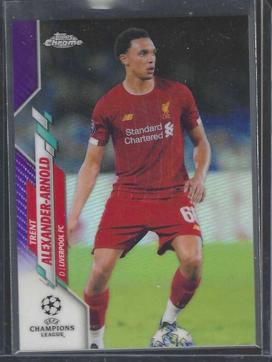 TRENT ALEXANDER-ARNOLD 2019-20 TOPPS CHROME UEFA PURPLE REFRACTOR #D 003/250