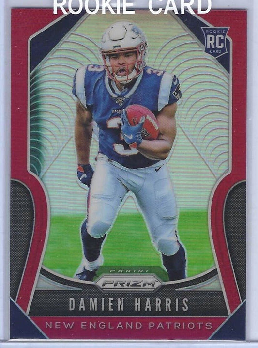 DAMIEN HARRIS 2019 PANINI PRIZM RED RETAIL /8 SSP PRIZMS RC #324