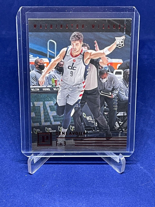 DENI AVDIJA 2020-21 PANINI CHRONICLES RED ROOKIE RC #D 62/149