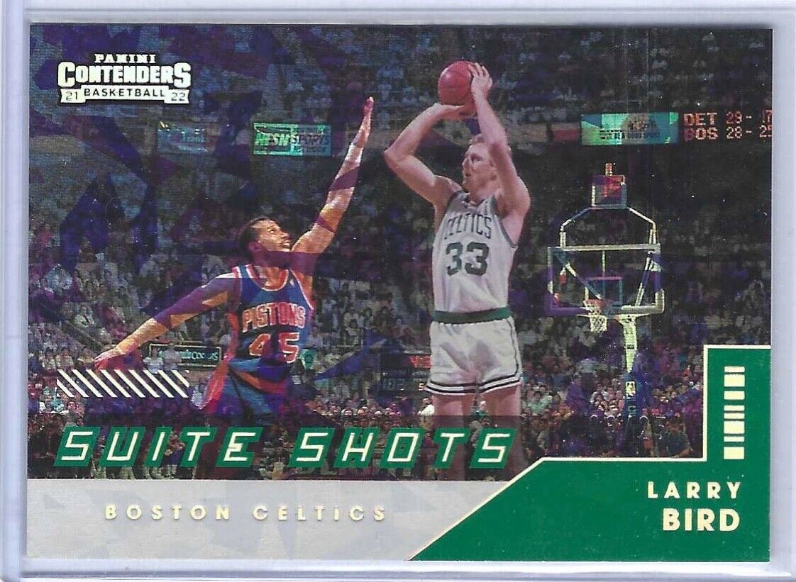 LARRY BIRD 2021-22 PANINI CONTENDERS CRACKED ICE FOIL SUITE SHOTS #D 03/25