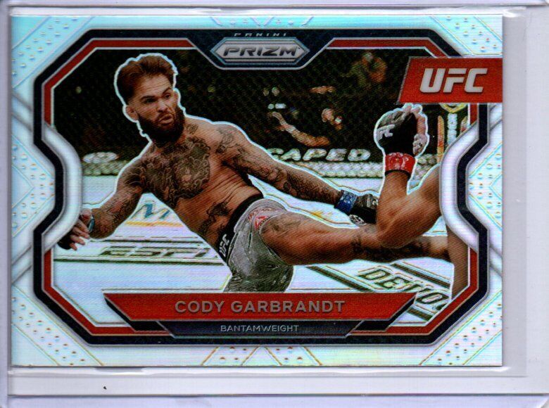 CODY GARBRANDT 2021 PANINI PRIZM UFC SILVER PRIZM #106