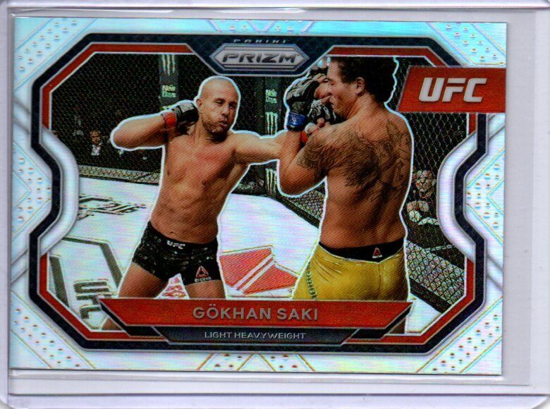 GOKHAN SAKI 2021 PANINI PRIZM UFC SILVER PRIZM #188
