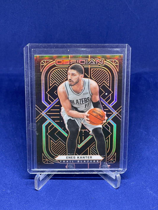 ENES KANTER 2020-21 PANINI OBSIDIAN ELECTRIC ETCH ORANGE #D 36/50