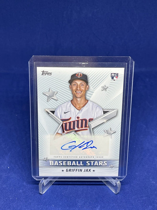 GRIFFIN JAX 2022 TOPPS SERIES ONE BASEBALL STARS AUTO ROOKIE RC