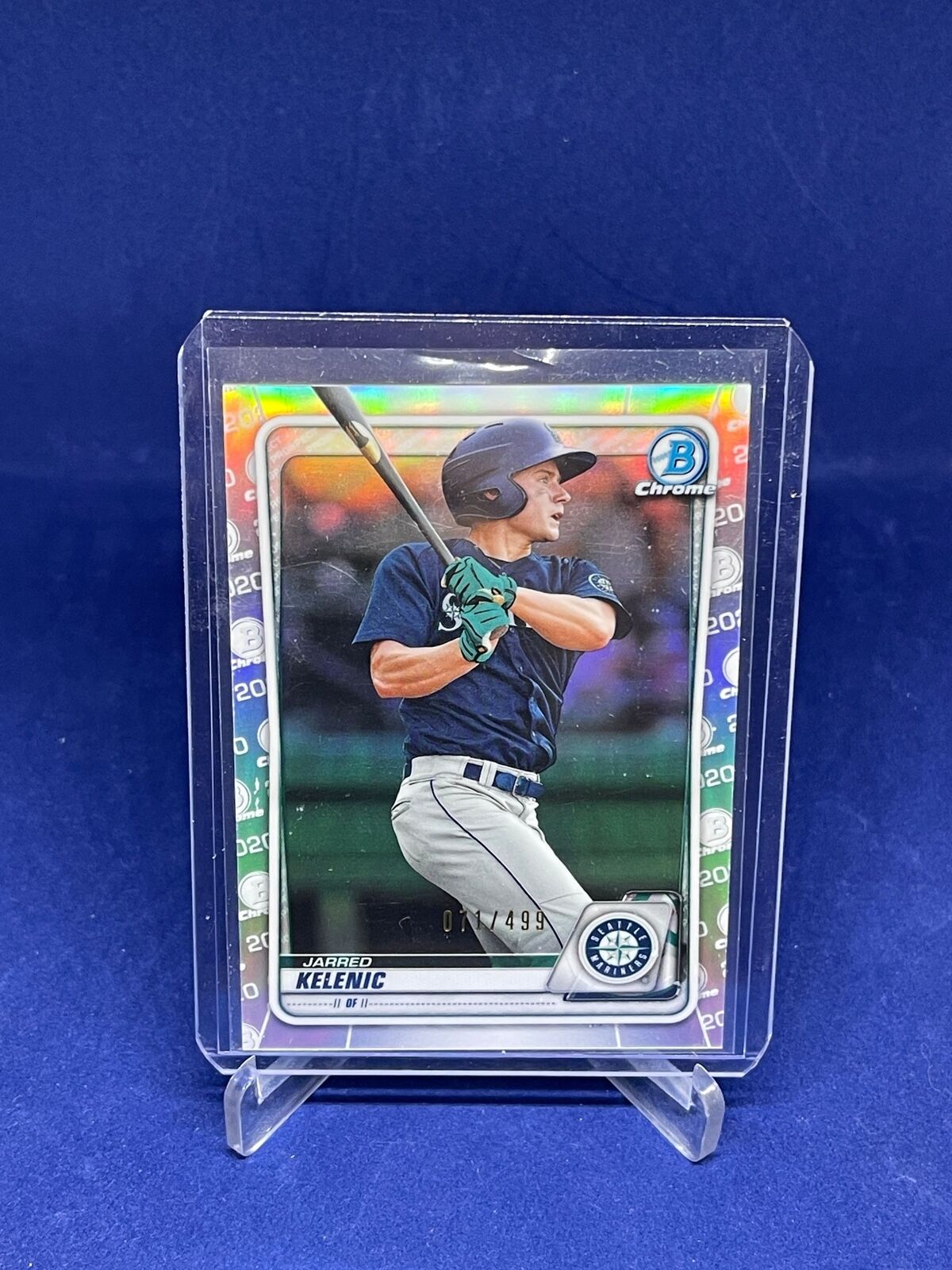 JARRED KELENIC 2020 BOWMAN CHROME REFRACTOR PROSPECT #D 71/499