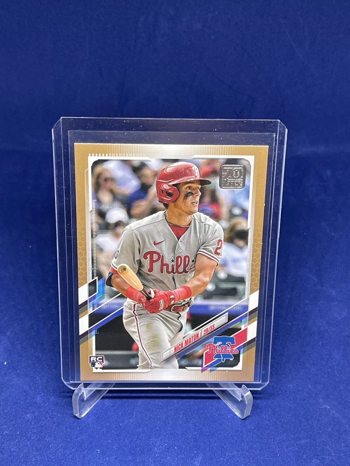 NICK MATON TOPPS 2021 UPDATE SERIES GOLD ROOKIE RC #D 1788/2021