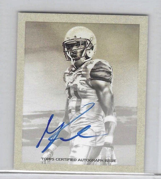 MARCUS PETERS 2015 TOPPS BOWMAN FOOTBALL MINI ROOKIE AUTO RC #BMA-MPE