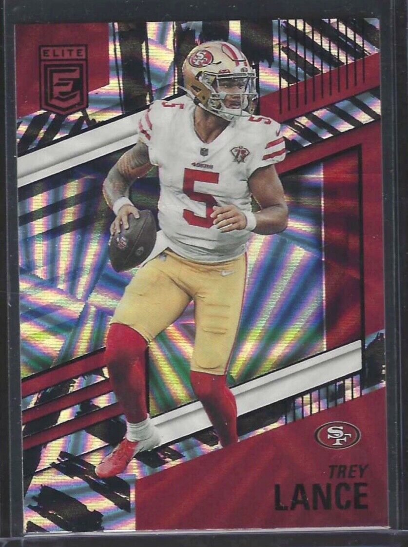 TREY LANCE 2022 PANINI DONRUSS ELITE RAZZLE DAZZLE SSP CASE HIT LAZER #98