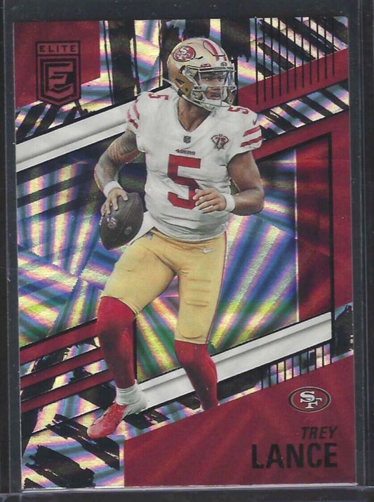 TREY LANCE 2022 PANINI DONRUSS ELITE RAZZLE DAZZLE SSP CASE HIT LAZER #98