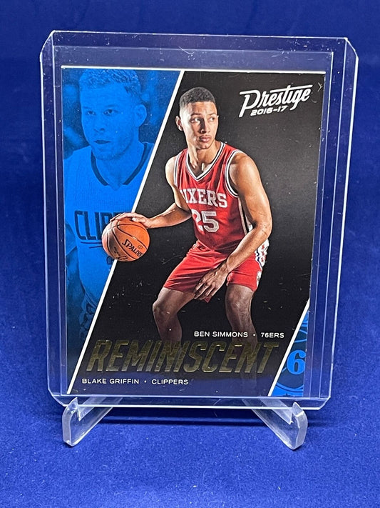 BEN SIMMONS/BLAKE GRIFFIN 2016-17 PANINI CONTENDERS REMINISCENT RC #14