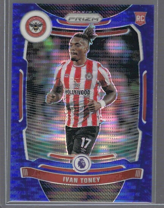 IVAN TONEY 2021-22 PANINI PRIZM EPL BLUE PULSAR PRIZM ROOKIE RC #D 103/199