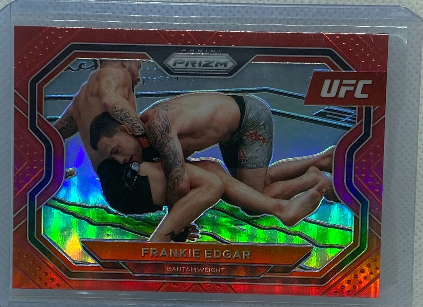 FRANKIE EDGAR 2021 PANINI PRIZM RED PRIZMS #D 192/275