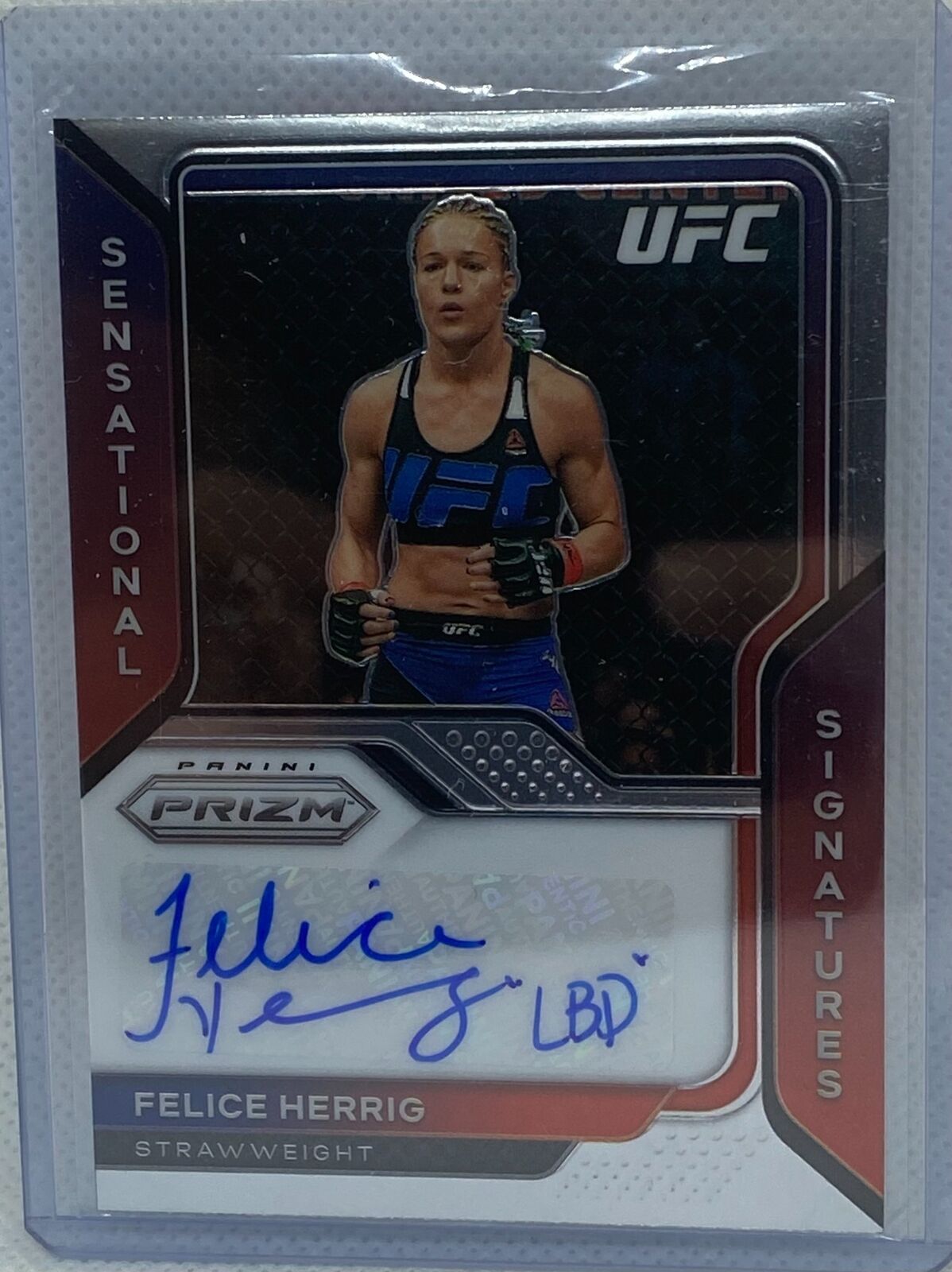 FELICE HERRIG 2021 PANINI PRIZM SENSATIONAL SIGNATURES AUTO #SS-FHG